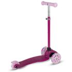 Kidwell, Uno, hulajnoga 3-kołowa LED, balansowa, różowa