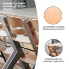 Kinderkraft, Enock, krzesełko do karmienia 3w1