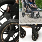 Kinderkraft, Esme Pro, wózek wielofunkcyjny, 3w1, Sand Beige