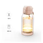 Kinderkraft, Gaja, mobilny podgrzewacz do mleka i termos, beżowy, 500 ml