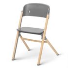 Kinderkraft, Igee, krzesełko do karmienia, Wood + bujaczek Calmee Grey