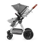 Kinderkraft, Veo, wózek wielofunkcyjny 2w1, 0-15 kg, szary