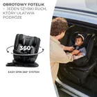 Kinderkraft, Xpedition 2, 360, fotelik samochodowy, obrotowy, Black, 40-150 cm
