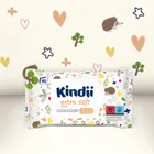 Kindii, Extra Soft Aloe, chusteczki dla niemowląt i dzieci, 12-60 szt.