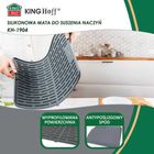 Kinghoff, podkładka silikonowa, ociekacz do naczyń, 42-33 cm, KH-1904