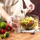 Kinghoff, szklana butelka z nalewakiem do octu i oliwy, 500 ml, kh-2004