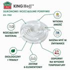 Kinghoff, zestaw pokrywek silikonowych, 6 szt., KH-1902