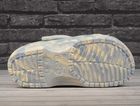 Klapki damskie, szare, Crocs Classic Marbled Clog