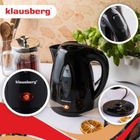 Klausberg, czajnik elektryczny, czarny, 1,2l, KB-9001