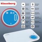 Klausberg, elektroniczna waga kuchenna, bluetooth, 5kg, kb-7938