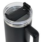 Klausberg, kubek termiczny, z rączką i słomką, stalowy, 1100 ml, kb-7942