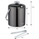 Klausberg, wiaderko do lodu ze szczypcami, 1,3l, KB-7656