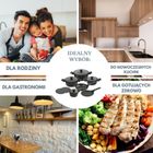 Klausberg, zestaw garnków marmurkowych, 12 elementów, kb-7966