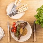 Klausberg, zestaw sztućców do steków, 8 sztuk, kb-7976