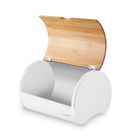 Könighoffer, Volano, chlebak metalowy z 3 pojemnikami, biały