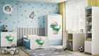 Kocot Kids, Babydreams, komoda, niebieska, mały dino