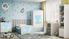 Kocot Kids, Babydreams, komoda, niebieska, niebieski miś