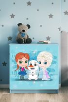 Kocot Kids, Babydreams, komoda, zielona, zimowe księżniczki