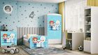 Kocot Kids, Babydreams, łóżko z materacem, białe, zimowe księżniczki, 80-180 cm