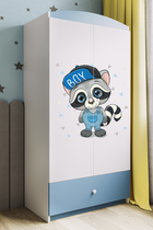 Kocot Kids, Babydreams, szafa, niebieska, szop, 181.2-52-90 cm