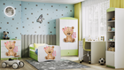 Kocot Kids, Babydreams, szafa, zielona, miś kwiatki, 181.2-52-90 cm