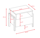 Kocot Kids, Victor, szafka nocna, biała