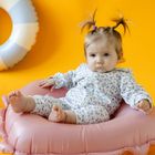 Kombinezon przejściowy dziewczęcy z kapturem, ecru, Eevi