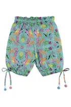 Komplet dziewczęcy, Bluzka z krótkim rękawem, Szorty, zielony, Up Baby