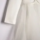 Komplet dziewczęcy, Sukienka, Bolerko, ecru, Nicol