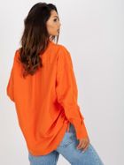 Koszula damska z długim rękawem, pomarańczowa, Factory Price