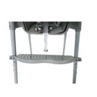 Krzesełko do karmienia, regulowane, szary