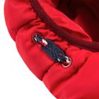 Kurtka chłopięca z kapturem, czerwona, pikowana, Tom Tailor