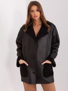 Kurtka damska, czarna, Lakerta