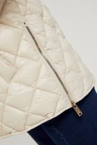 Kurtka damska z kapturem, beżowa, Moodo