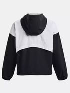 Kurtka damska z kapturem, czarno-biała, Under Armour