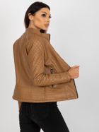 Kurtka ramoneska damska, brązowa, Factory Price