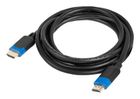 Lanberg, kabel HDMI, M/M V2.1 3M, 8K, 60HZ, CCS czarny