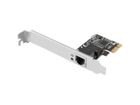 Lanberg, karta sieciowa, PCI-E 1X RJ45 1GB RTL8111C ŚLEDŹ LOW PROFILE PCE-1GB-201