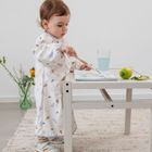 Lassig, Happy Fruits, fartuch z długim rękawem, wodoodporny, light blue