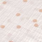 Lassig, Little Mateys, pieluszka muślinowa, otulacz z biobawełny, spicy orange, 85-85 cm, 3 szt.