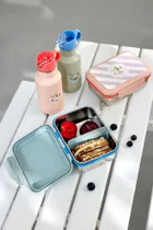 Lassig, Sunny Explorer, lunchbox ze stali nierdzewnej, Green/Blue