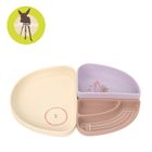 Lassig, Tiny Team, zestaw silikonowych naczyń, kotek, 3 szt.