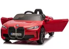 Lean Cars, BMW I4, pojazd na akumulator 4-4, JE1009, czerwony