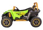 Lean Cars, Buggy Arctic Cat Wildcat XX, pojazd na akumulator, 24V14AH, zielony