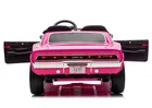 Lean Cars, Dodge Charger R/T, pojazd na akumulator, DLS-K12 24V7Ah, różowy