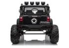 Lean Cars, Jeep, pojazd na akumulator, JC666, czarny lakierowany