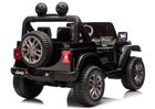 Lean Cars, Jeep Rubicon, pojazd na akumulator 4-4, DK-JWR556 4-200W 24V, czarny