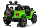 Lean Cars, Jeep Rubicon, pojazd na akumulator 4-4, DK-JWR556 4-200W 24V, zielony