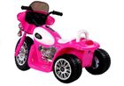 Lean Cars, motor trójkołowy, pojazd na akumulator, ciemnoróżowy