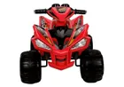 Lean Cars, quad, pojazd na akumulator, czerwony